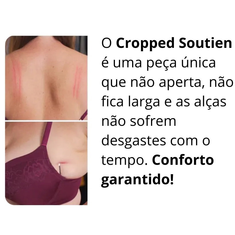 Sutiã Cropped Modelador Levanta Seios - MM153