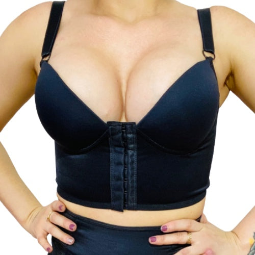 Sutiã Cropped Modelador Levanta Seios - MM153