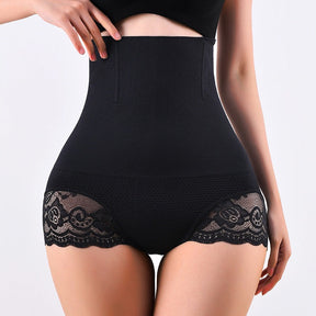 Calcinha Modeladora com Renda e Barbatanas - MM106