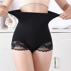 Calcinha Modeladora com Renda e Barbatanas - MM106