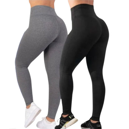 Kit 2 Leggings Modeladora Suplex - Academia Fitness - MM165