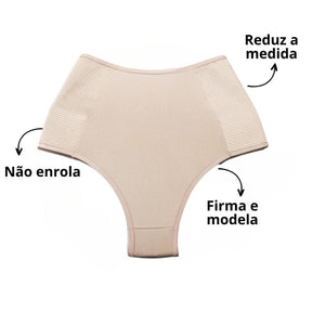 Kit 2 Calcinhas Pós-Parto - Compressão Confortável com Cintura Alta MM113